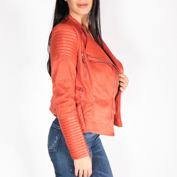 Biker Jacket - Rust - Picture 3 of 6